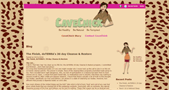 Desktop Screenshot of cavechick.com