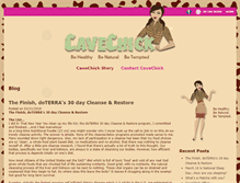 Tablet Screenshot of cavechick.com